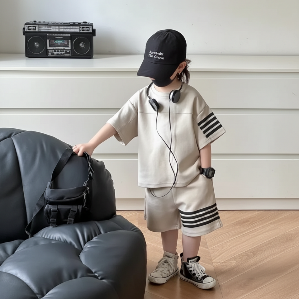 MiniSport – Sport & Freizeit – 2-teiliges Set mit Shorts und T-Shirt