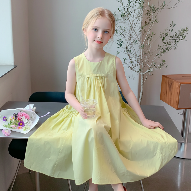 Summer Dress – Leicht & sommerlich – Gelbes Sommerkleid