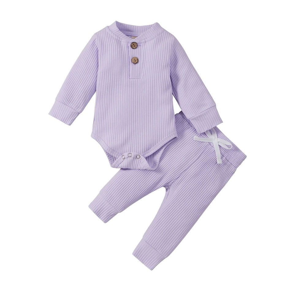 Mini Fashion™ – Bequemes Babykleid-Set