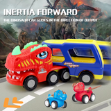 DinoDrive – Kreativ & abenteuerlich – 5-in-1-Lkw-Spielset