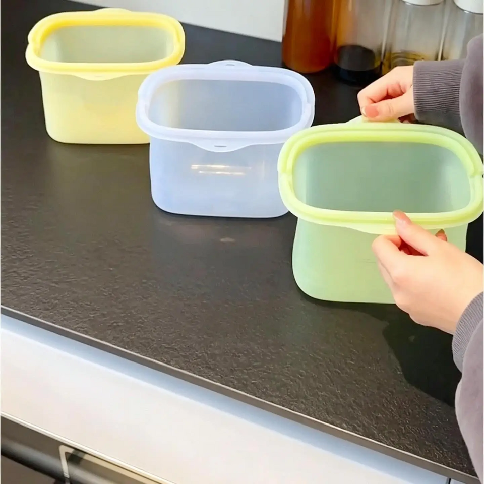 MealSaver – Praktisch & wiederverwendbar – Aufbewahrungsbeutel aus Silikon für Lebensmittel