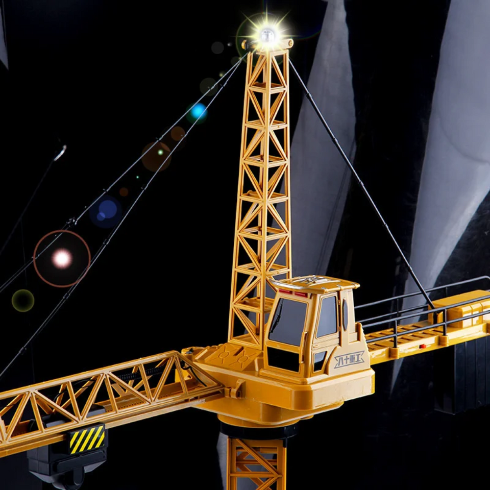 CranePro – Interaktiv & realistisch – ferngesteuerter Spielzeug-Turmkran