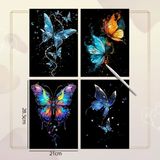 GlowArt – Glow-in-the-dark – Rubbelkarten-Set