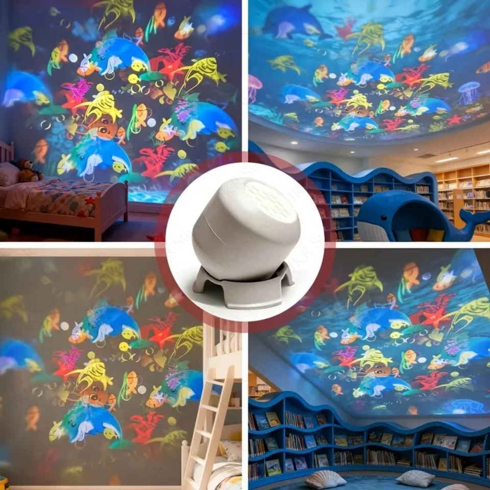 SeaDream – Spielerisch & lehrreich – 360° drehbares LED-Nachtlicht