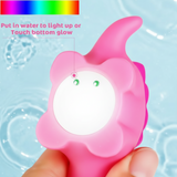AquaGlow – Sicher & lehrreich – Leuchtendes Badespielzeug-Set