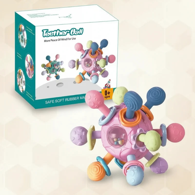 CalmChew – Weich & sicher – 3-in-1-Silikon-Beißring