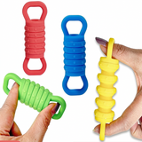 Plungy – Dehnbar & sensorisch – Fidget-Spielzeug aus Silikon (4er-Set)