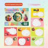 3D Sticker Puzzle – Kreativ & lehrreich – Geometrisches 3D-Puzzle