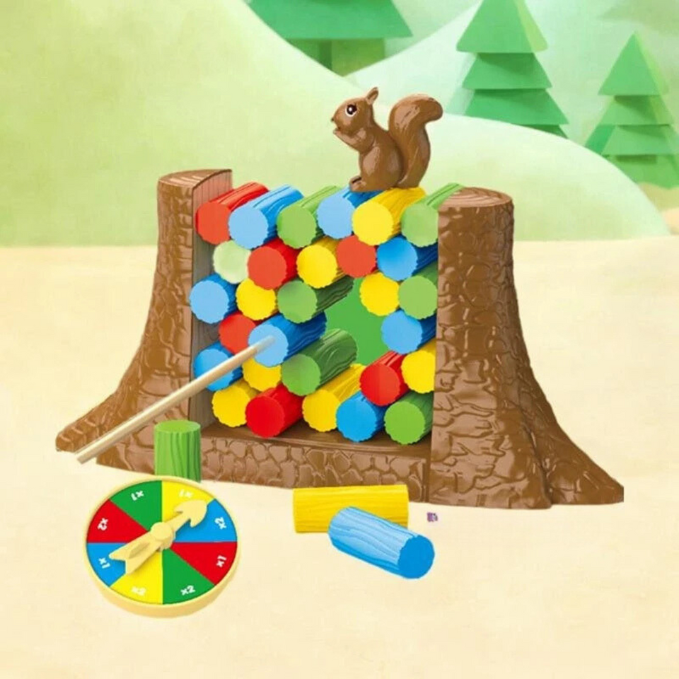 Squirrel Stacker™ - Lassen Sie das Eichhörnchen nicht umkippen - Balance-Brettspiel