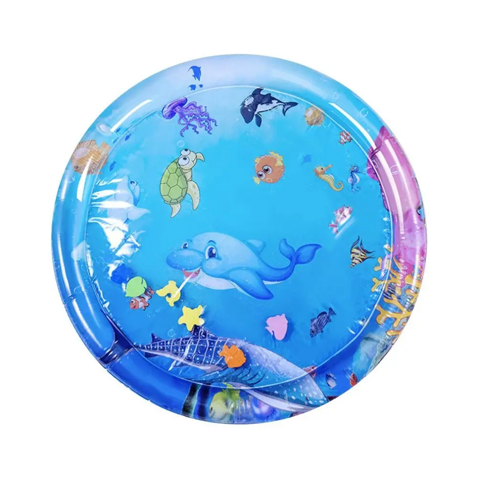 TinyWave – Fröhlich & entwicklungsfördernd – Sensorische Wassermatte für Babys