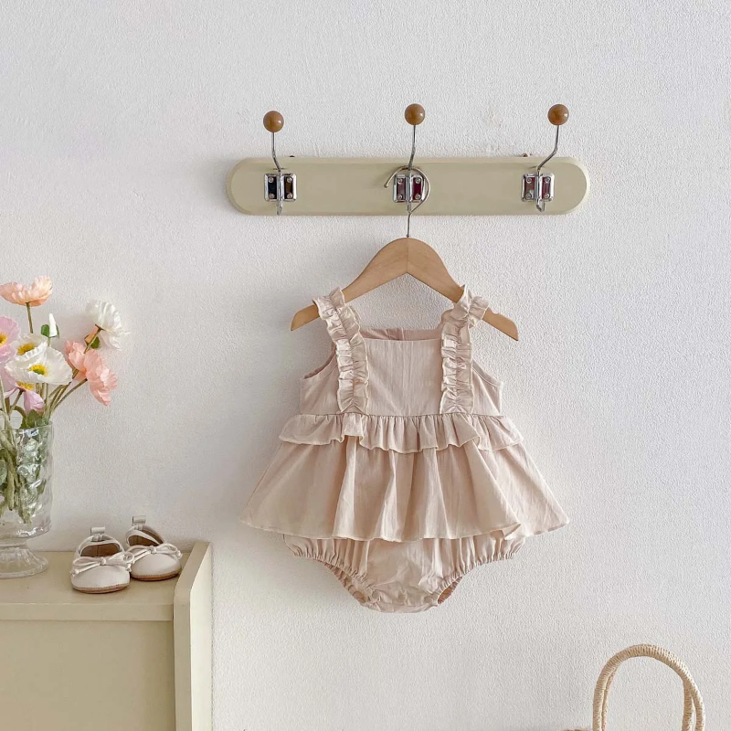 TinyBloom – Süß & weich – Kleid für Babys und Kleinkinder mit Rüschen