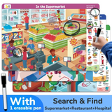 Search and Find Game – Lernen & Spielen – Aktivitätsbuch