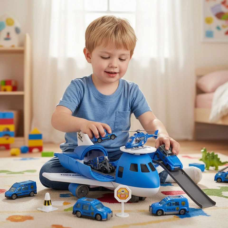 AirPlay – Cool & Verspielt – Flugzeug- und Auto-Spielset