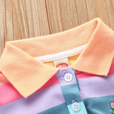 RainbowBabe – Frisch & farbenfroh – Kinder-Polokleid