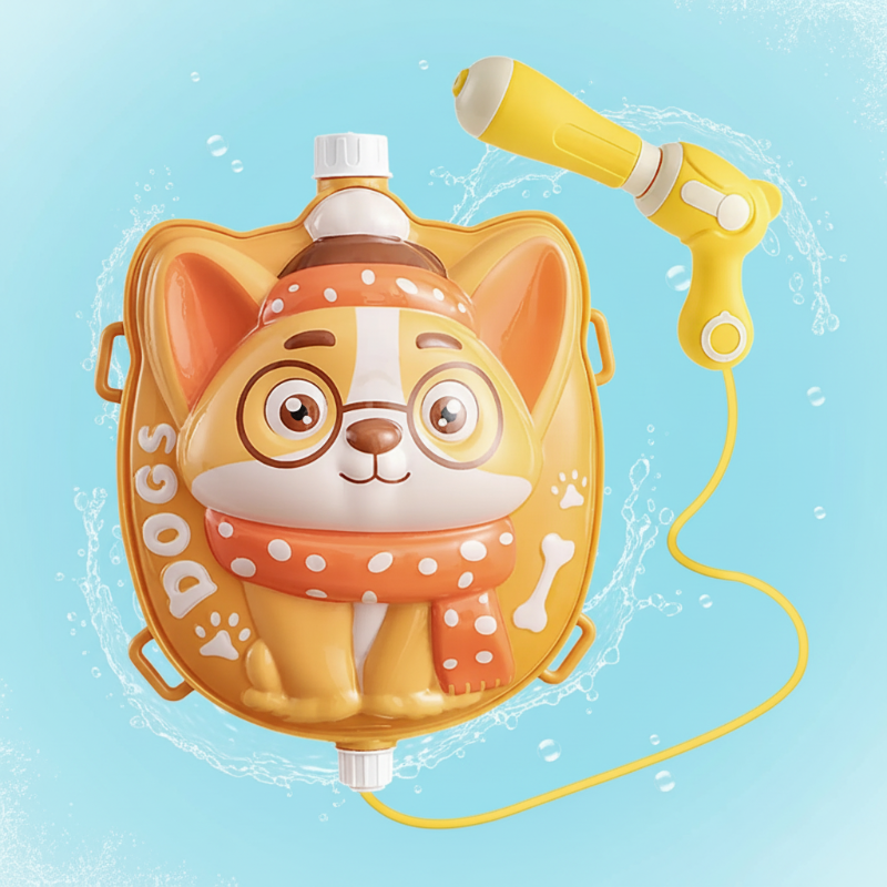 Kids Water Blaster – Verspielt & praktisch – Rucksack mit Wasserpistole