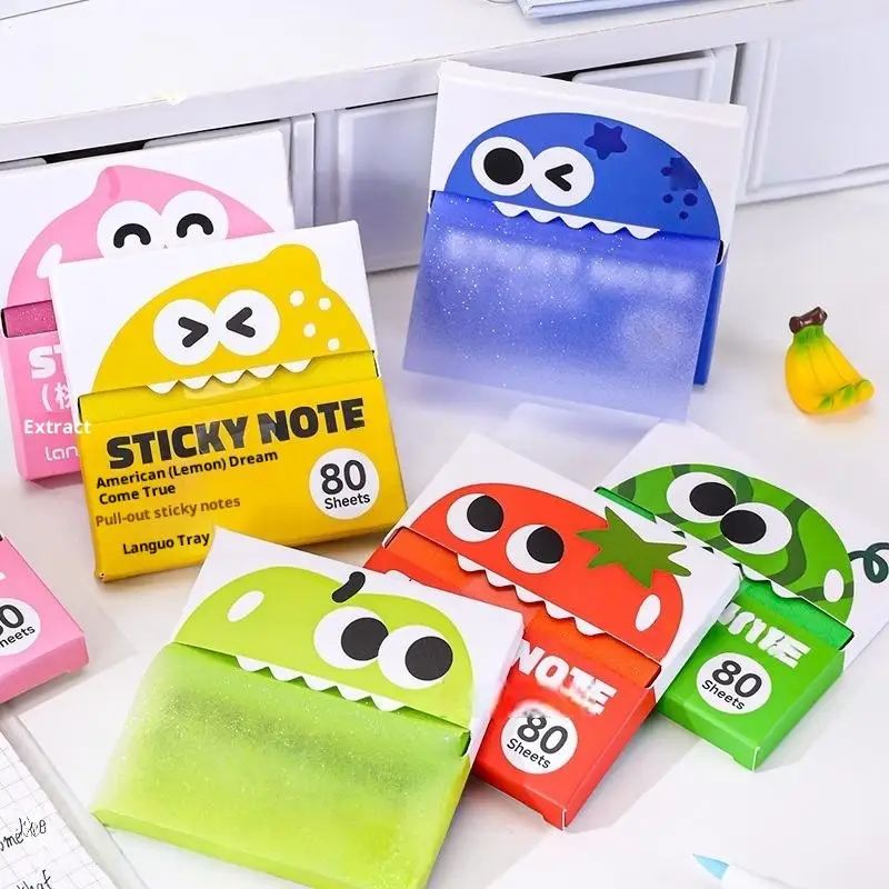 MemoBuddy – Farbenfroh & praktisch – Transparente Haftnotizen