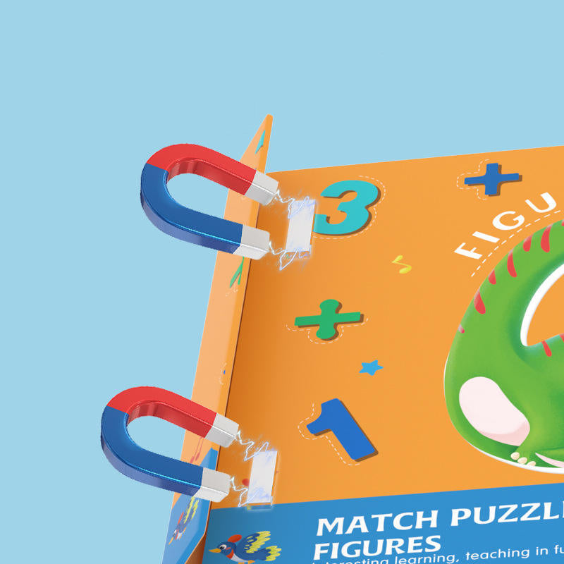 SmartMatch – Spielerisch & lehrreich – Magnetisches 2-in-1-Mal- und Rätselbuch