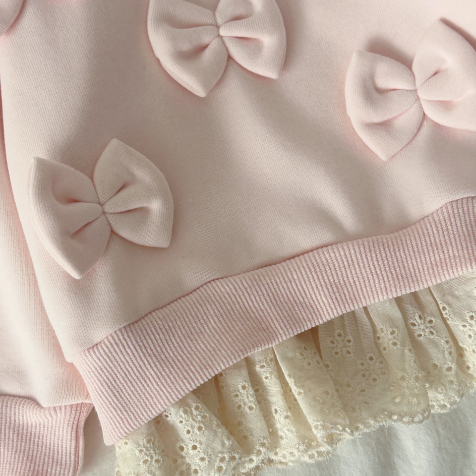 LittleAngel – Weich & stilvoll – Baby-Set mit Pullover und elastischer Hose
