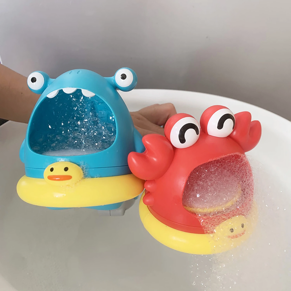 BubblePlay – Lernreich & unterhaltsam – Krabben-Seifenblasen-Badespielzeug