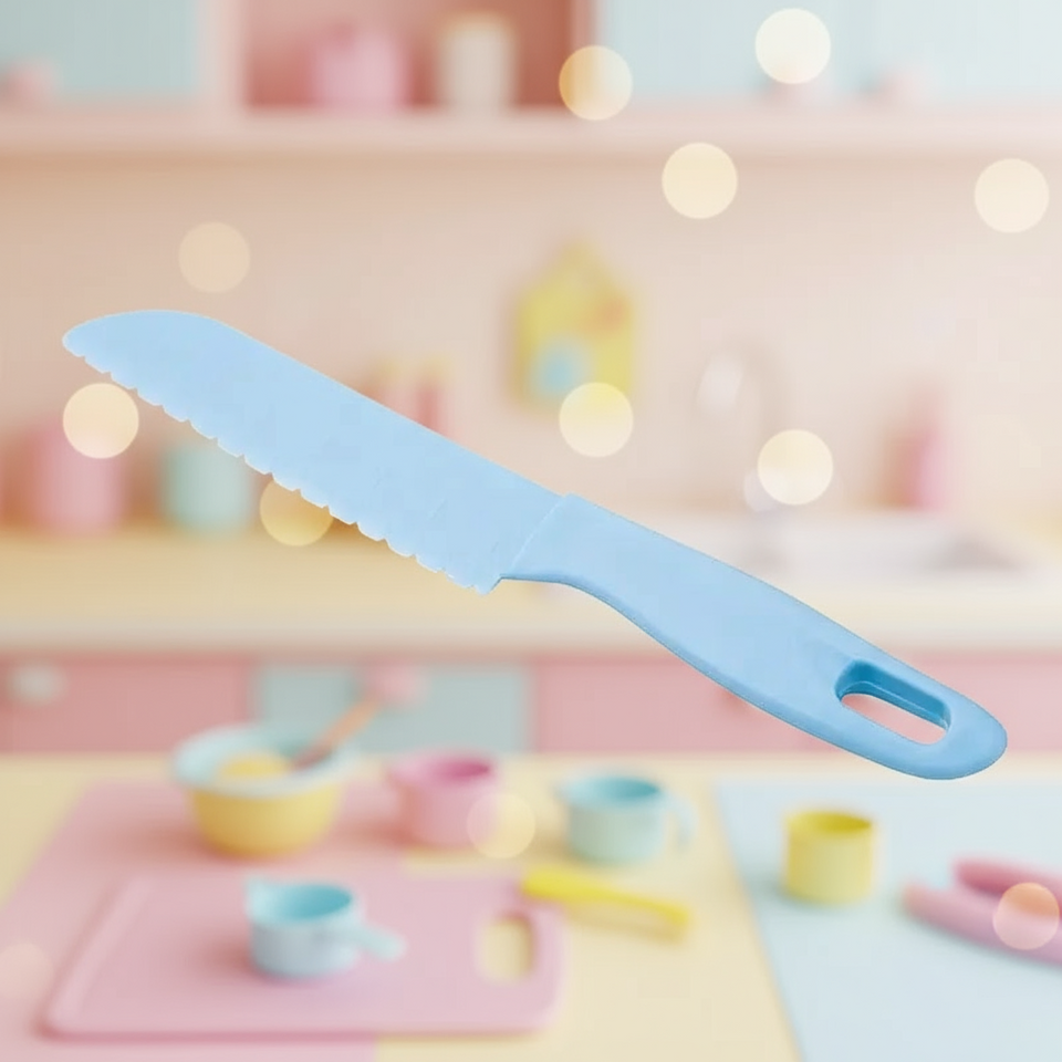 MiniChef –  Sicher & kinderfreundlich – Kindersicheres Schneidemesser