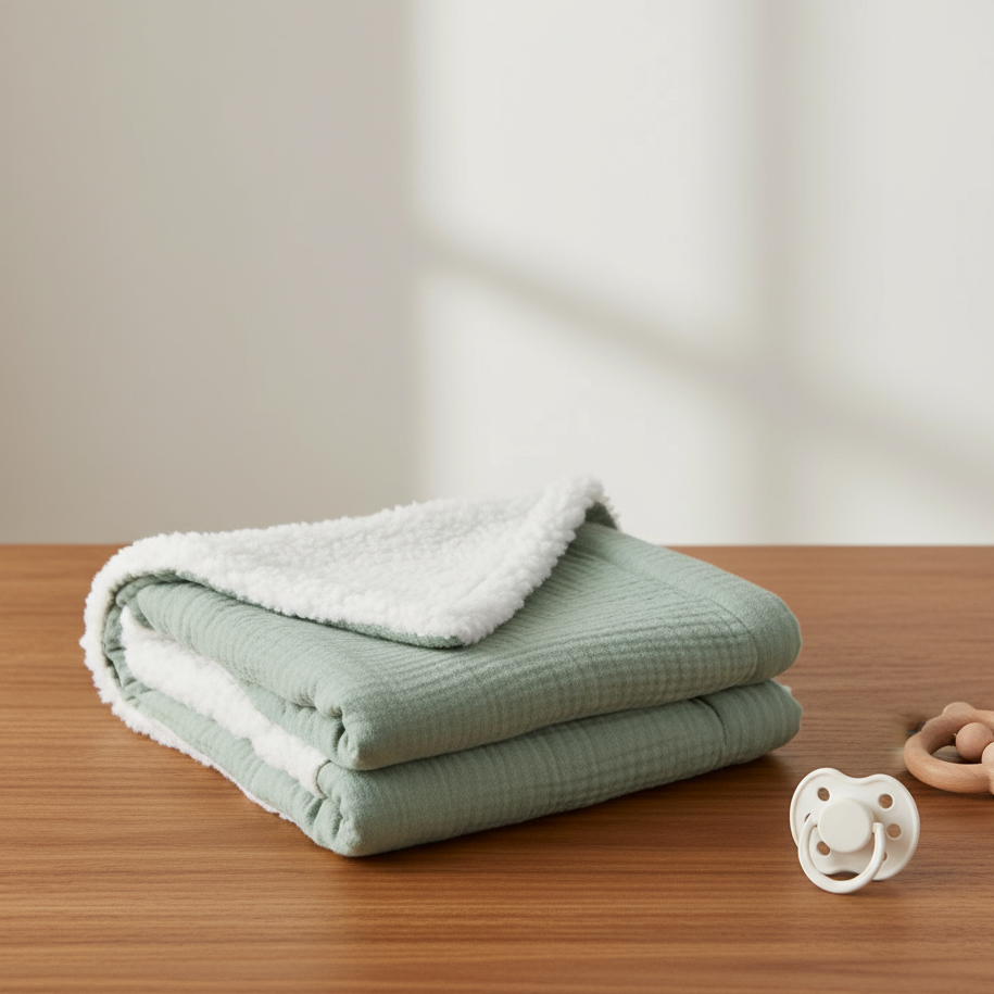 SnuggleBear – Premium Dicke & Weiche Babydecke