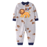 WarmBuddy – Süß & weich – Baby-Strampler aus Fleece mit Cartoon-Aufdruck