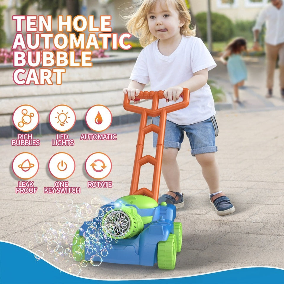 Bubble Mower™ - Zauberhafter Seifenblasenspaß - Spielzeug-Rasenmäher