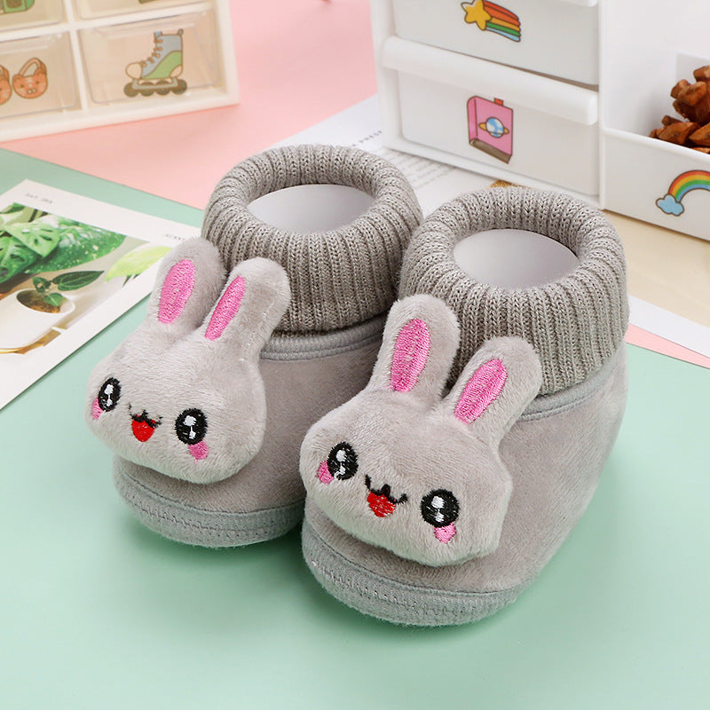 CuddleSteps – Warm und rutschfest – Tier-Babyschuhe