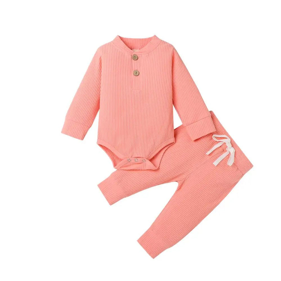 Mini Fashion™ – Bequemes Babykleid-Set
