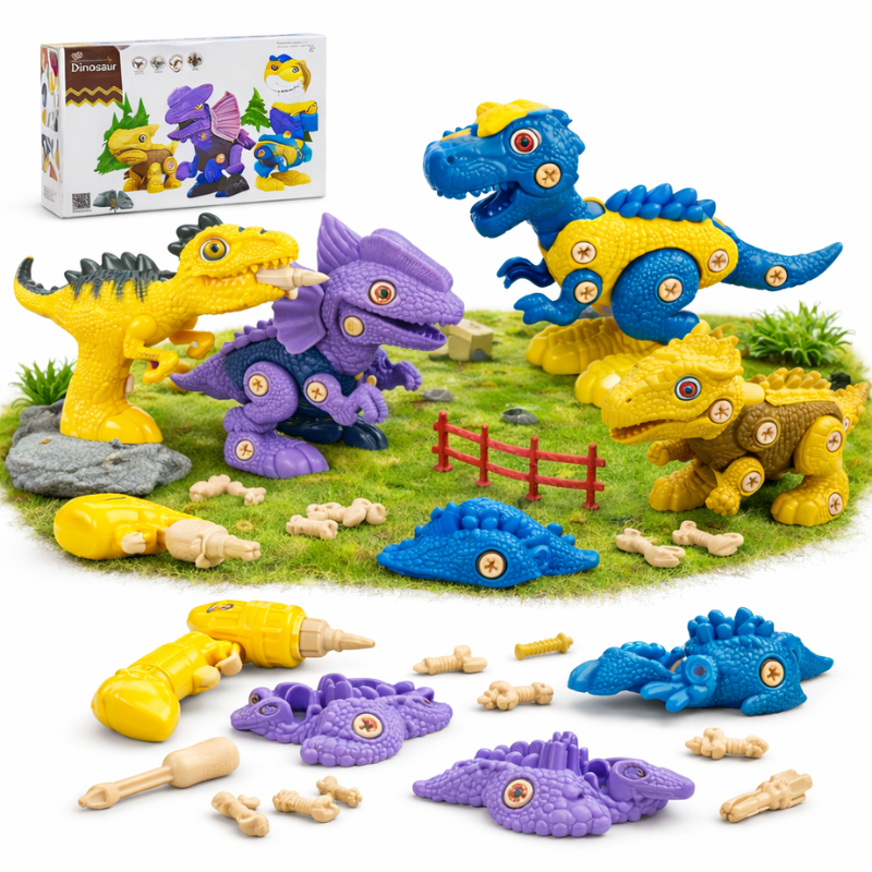 JurassicDrill – Cool & Verspielt – Dino-Bastelset