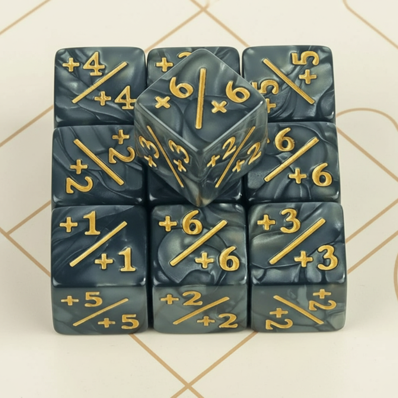 RollSmart – Spielerisch & lehrreich – D6-Würfel für Kartenspiele