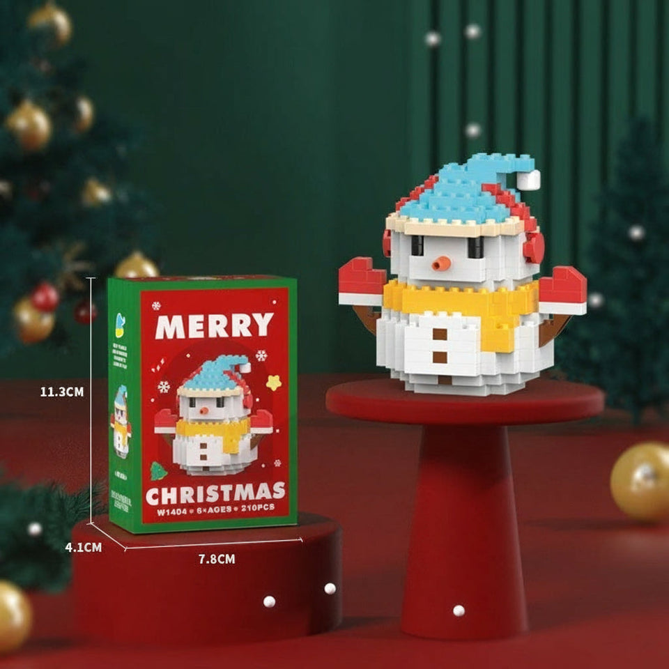 HolidayBlocks – Munter & dekorativ – Jul Mini-byggeklodser