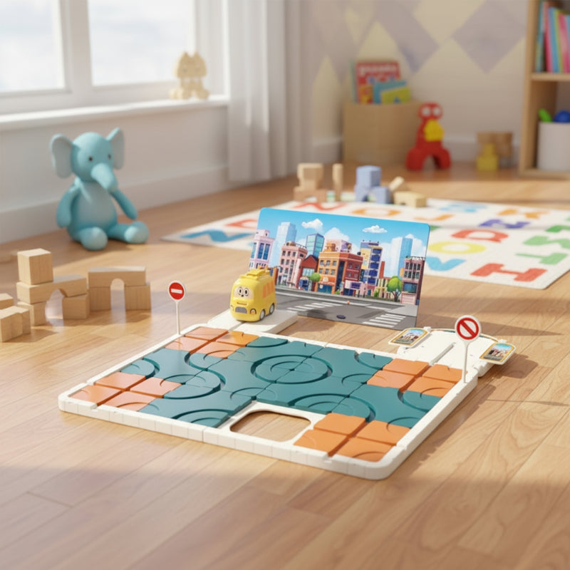 ThinkFun – Logisk tænkning og koncentration – Togpuslespil
