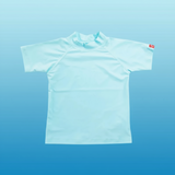SunnyGuard – Sommerlich & schützend – Anti-UV-Schwimmshirt für Kinder mit kurzen Ärmeln
