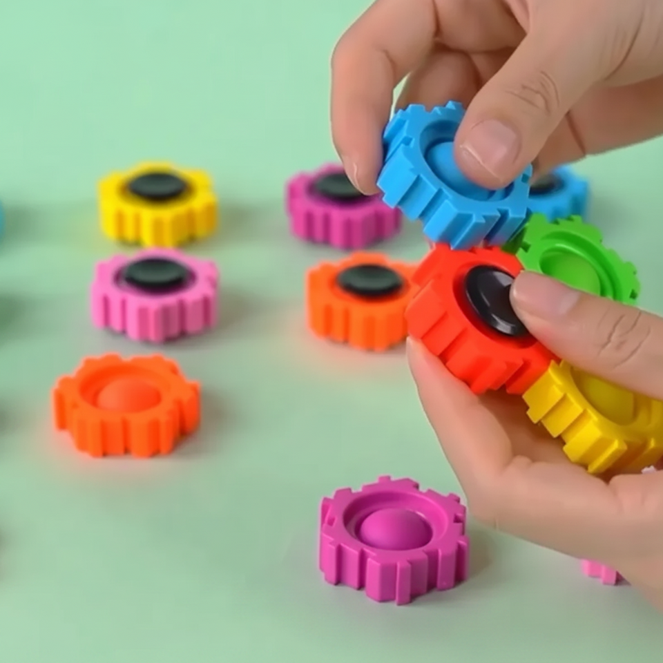 GearSpin – Lernfördernd & interaktiv – Spielzeug zum Stressabbau