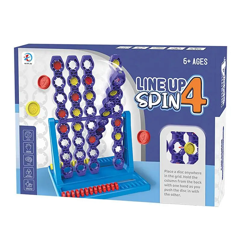 Line up 4 Spin™ - Drehendes Strategiespiel- Vier gewinnt