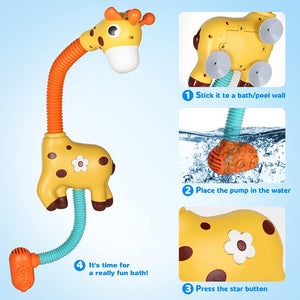Bath Giraffe™ - Giraffenspritzspaß - Duschkopf für die Badewanne