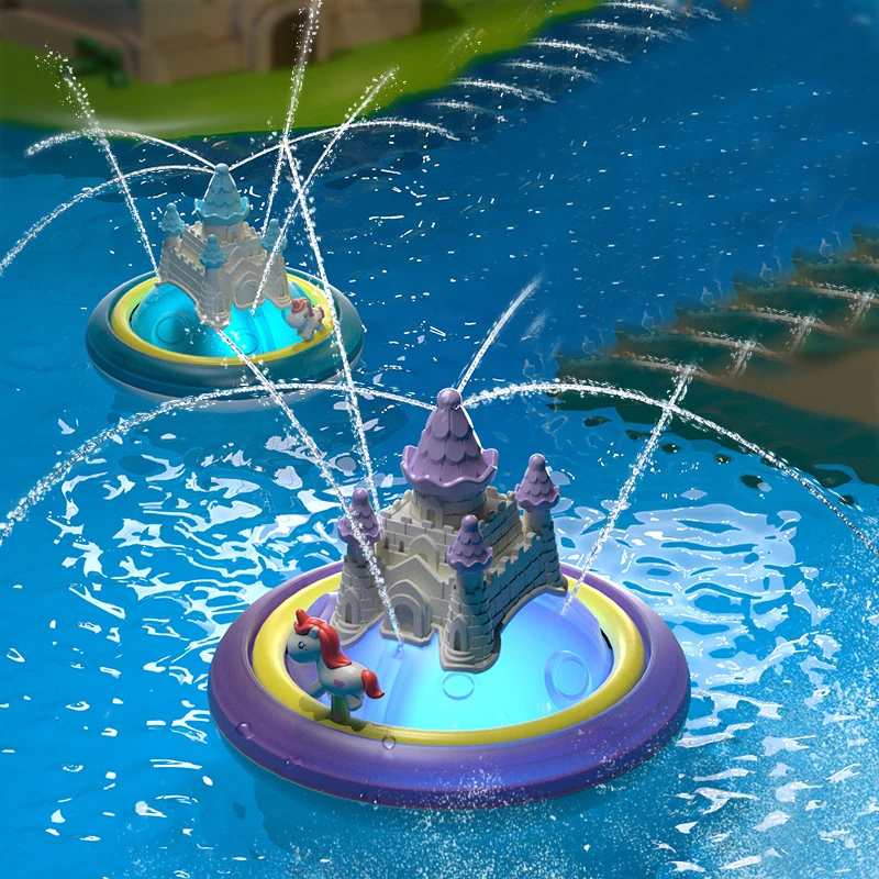 SpalshCastle – Magisch & interaktiv – Spielset „Schwimmendes Einhorn-Schloss“
