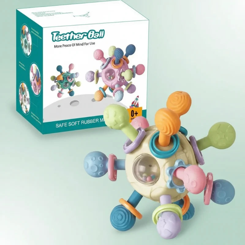 CalmChew – Weich & sicher – 3-in-1-Silikon-Beißring