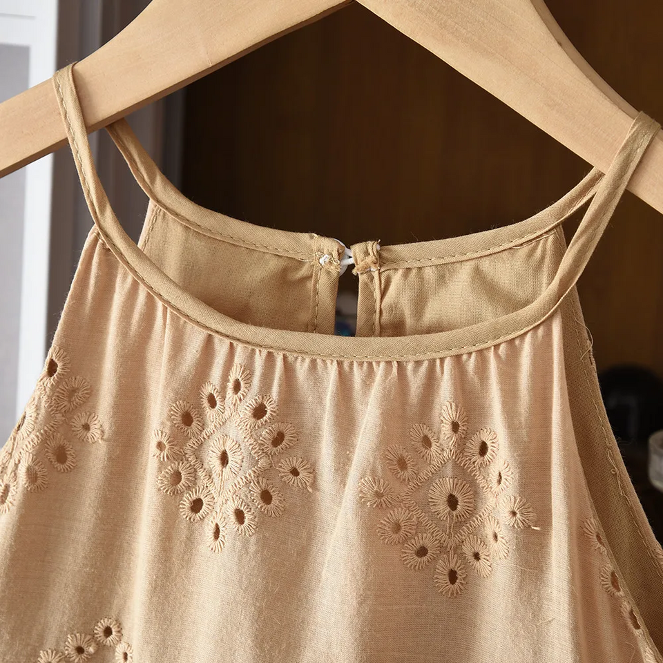 BohoBelle – Elegant & bequem – Kleid mit Stickereien