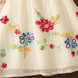 MiniFlora – Leicht und bezaubernd – Besticktes Kleid für kleine Mädchen