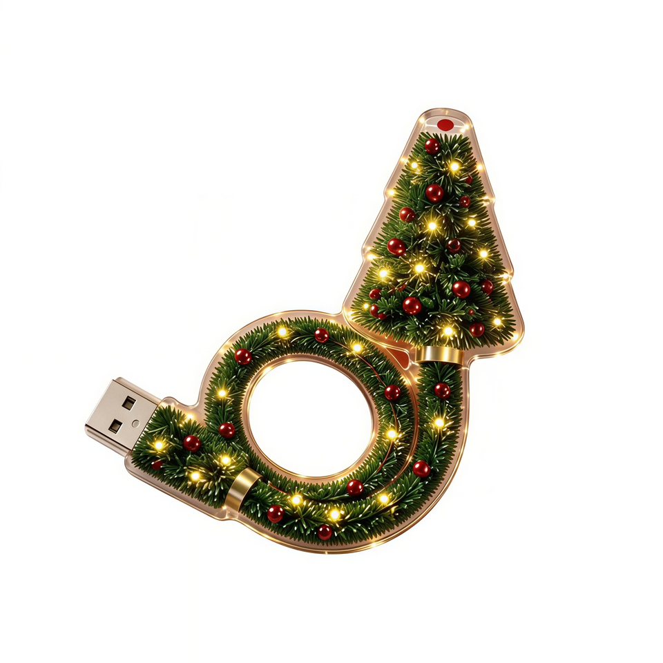 HolidayBeam – Festlich & stimmungsvoll – USB-Weihnachtsprojektor mit Lichtmustern