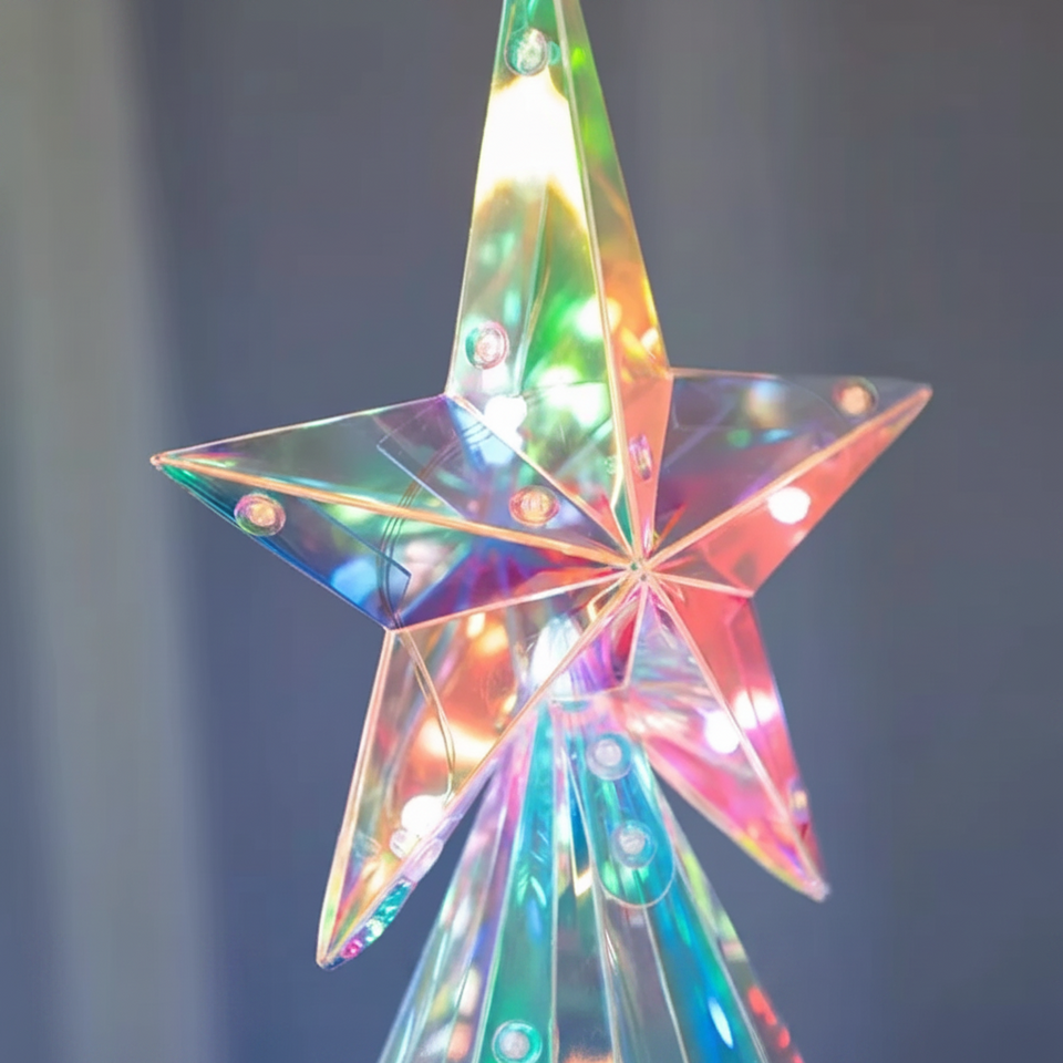 CrystalGlow – Festlich & stimmungsvoll – Dekorativer LED-Weihnachtsbaum