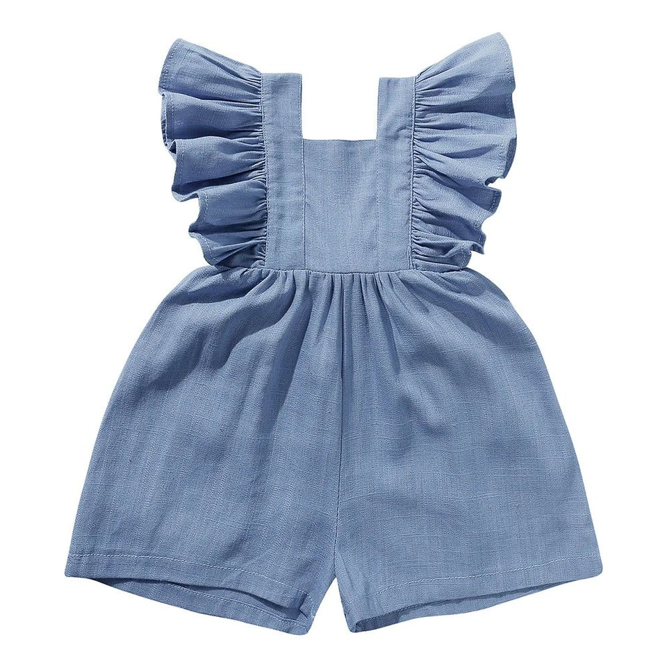 Mini Fashion™ - Sommerlig og sød - Jumpsuit til børn, piger