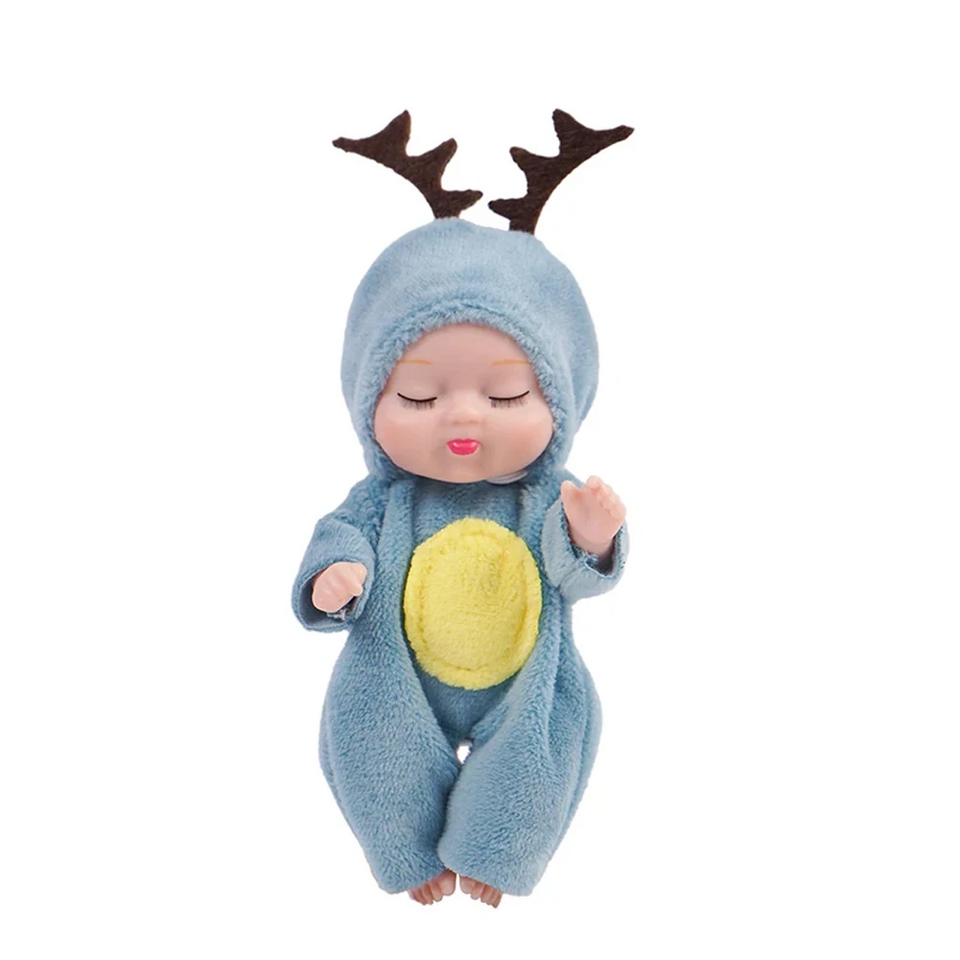 LittleDolly – Süß & Gemütlich – Babypuppe in einem fröhlichen Tierkostüm
