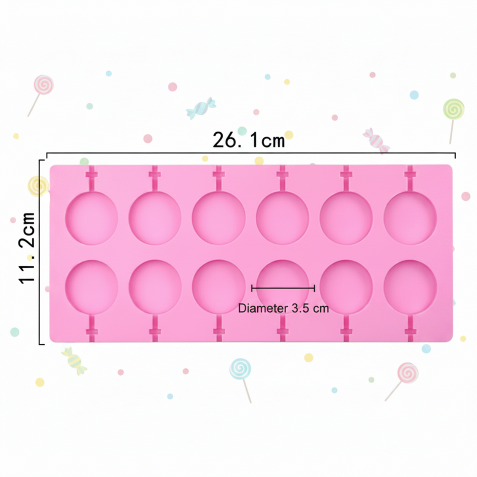 SweetPop – Bewusst verwöhnen – Silikon-Lutscher-Formen-Set