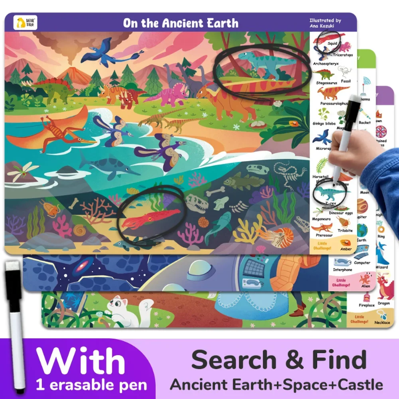Search and Find Game – Læring & leg – Aktivitetsbog