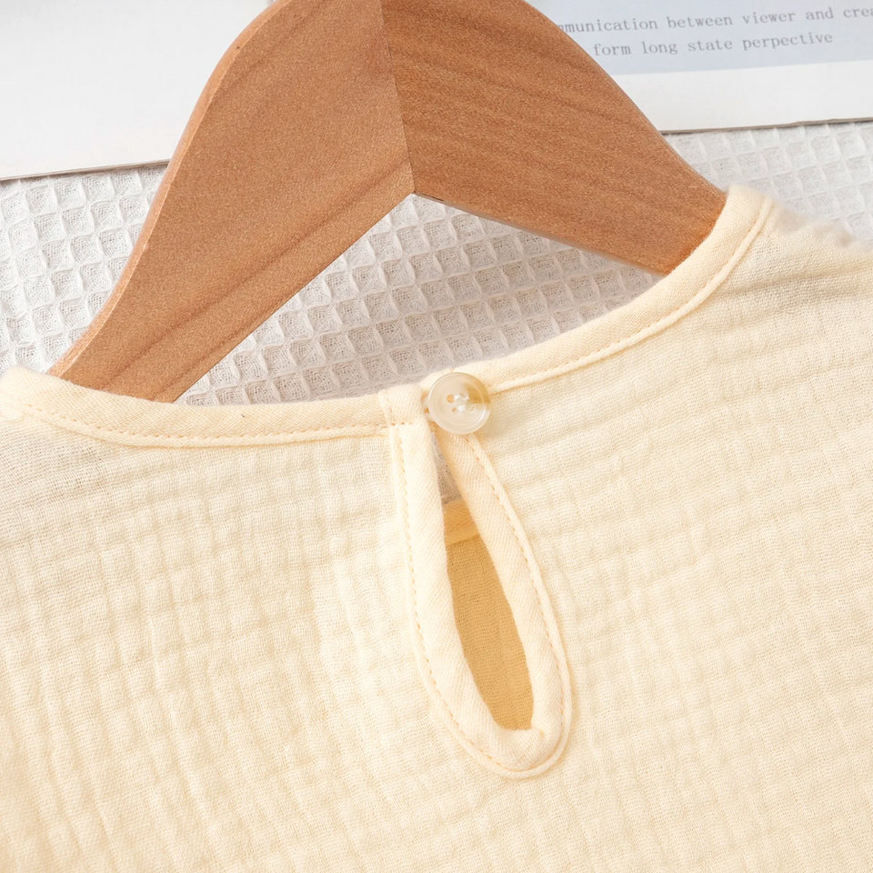 SoftCharm – Elegant & bequem – Mädchen-Set mit Rüschenoberteil und langer Hose