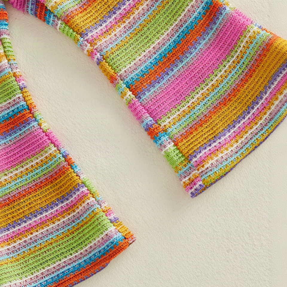 RainbowBloom – Farbenfroh & niedlich – Kinderoutfit „Flower Power“