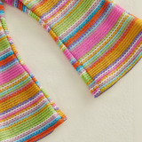 RainbowBloom – Farbenfroh & niedlich – Kinderoutfit „Flower Power“